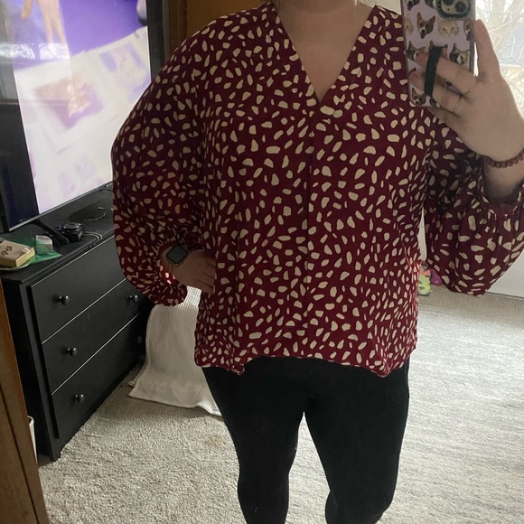 Spotted blouse - Picture 3 of 4